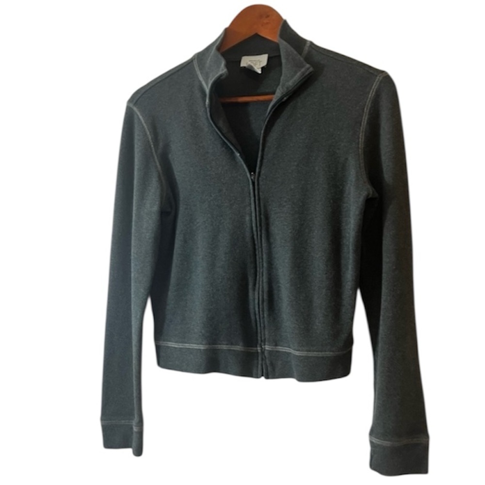Loft Women's Gray Zip-Up Jacket Size Small